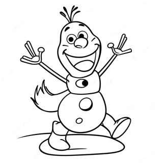 Blije Olaf Dansen Kleurplaat 31923 6966