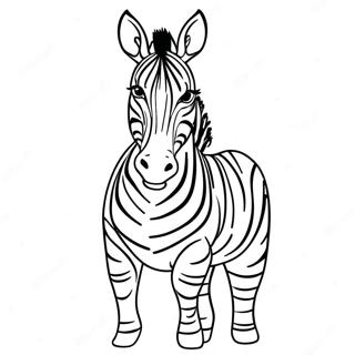 Elegante Zebra Strepen Kleurplaat 32023-6991