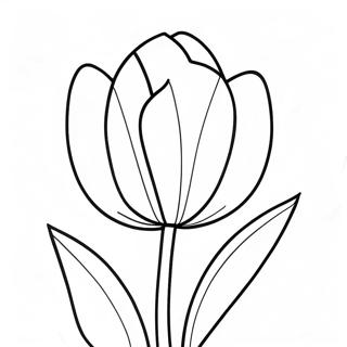 Tulp Kleurplaten