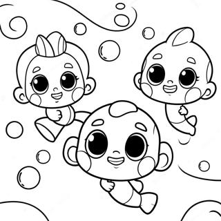 Bubble Guppies Samen Zingen Kleurplaat 35516-7762