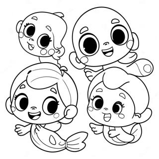 Bubble Guppies Samen Zingen Kleurplaat 35516-7763