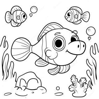 Bubble Guppies Verkennen Koraalriffen Kleurplaat 35518-7770