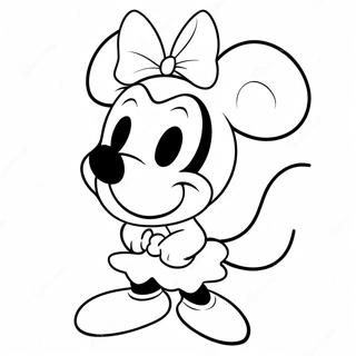 Minnie Mouse Kleurplaten