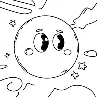 Pac Man In De Ruimte Kleurplaat 35874-7851