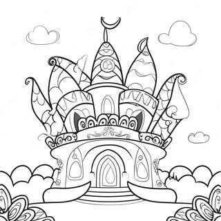 Shimmer En Shine Glitterend Paleis Kleurplaat 36424-7972