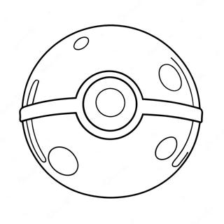 Klassieke Pokeball Kleurplaat 36785-8034