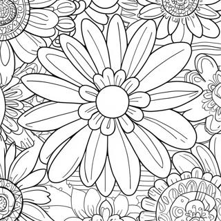 Grote Margriet Bloem Kleurplaat 38553-8424