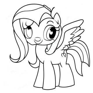 Twilight Sparkle Met Rainbow Dash Kleurplaat 39290-8589