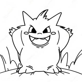 Gengar Kleurplaten