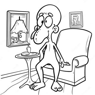 Squidward In Zijn Huis Kleurplaat 41448 9060