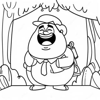 Gravity Falls Soos Ramirez Kleurplaat 42550-9306