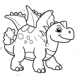 Stegosaurus Kleurplaten