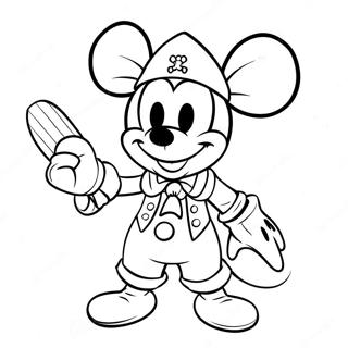 Mickey Mouse Kleurplaten