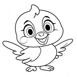 Tweety Vogel Met Een Grote Glimlach Kleurplaat 44795-9804