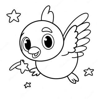 Tweety Vogel Vliegend In De Lucht Kleurplaat 44796-9806