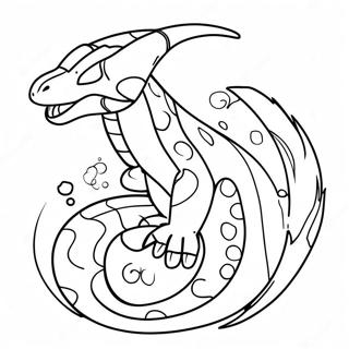 Rayquaza Kleurplaten