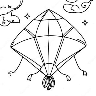 Grote Regenboog Vlieger Kleurplaat 45318 9922