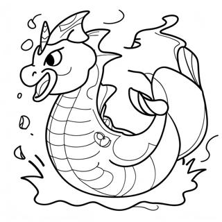 Gyarados Kleurplaten