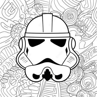 Stormtrooper Helm Kleurplaat 46219-10132