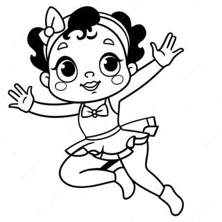 Betty Boop Kleurplaten