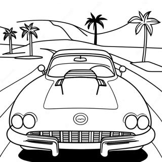 Classic Corvette Kleurplaat 46895-10256