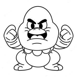 Boze Goomba Met Gebalde Visten Kleurplaat 47003-10280