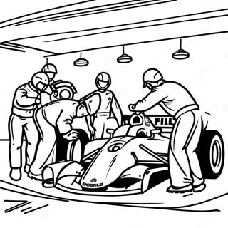 F1 Pitstop Actie Kleurplaat 48180-10540