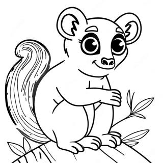 Madagaskar Lemur Kleurplaat 48788-10670
