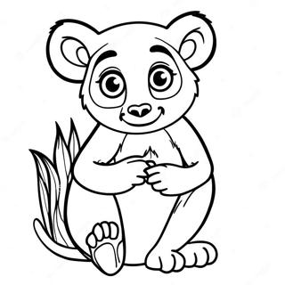 Madagaskar Lemur Kleurplaat 48788-10672