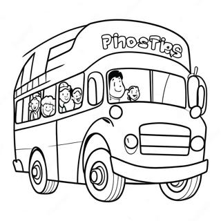 Magische Schoolbus Schoolreis Kleurplaat 49692-10873