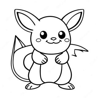 Raichu Kleurplaten