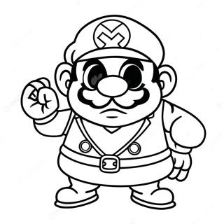 Wario In Een Piratenkostuum Kleurplaat 50170-10986