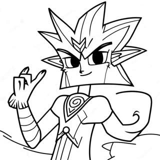 Yu Gi Oh Kleurplaten