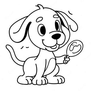 Schattige Pluto Die Apporteren Speelt Kleurplaat 52754 11538