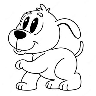 Schattige Pluto Die Apporteren Speelt Kleurplaat 52754 11540