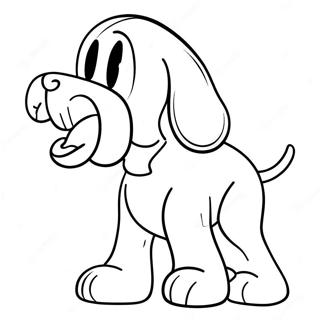 Pluto Met Een Grote Bot Kleurplaat 52755-11541