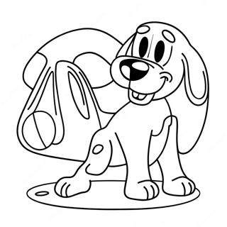 Pluto Met Een Grote Bot Kleurplaat 52755-11543