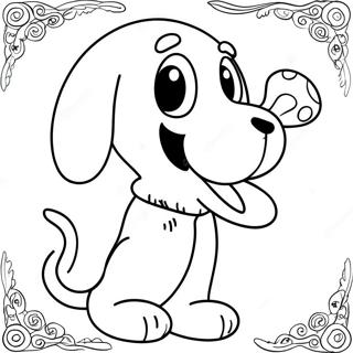 Pluto Met Een Grote Bot Kleurplaat 52755-11544