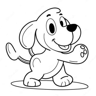 Blije Pluto Die Een Bal Achterna Zit Kleurplaat 52756 11545