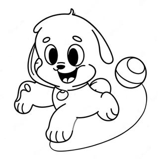 Blije Pluto Die Een Bal Achterna Zit Kleurplaat 52756 11546