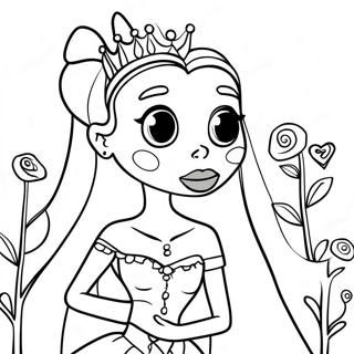 Grappige Lijkbruid Kleurplaat 52941-11582