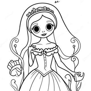 Grappige Lijkbruid Kleurplaat 52941-11583