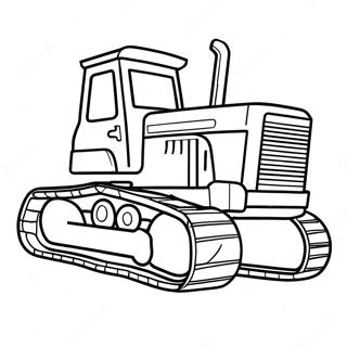 Bouwplaats Bulldozer Kleurplaat 53032-11592