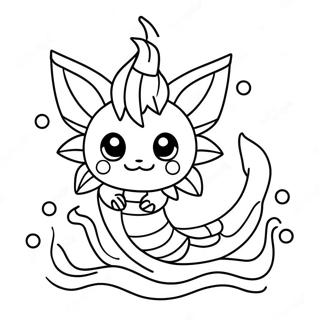 Vaporeon Kleurplaten