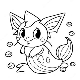 Vaporeon Zwemmen In De Oceaan Kleurplaat 54269-11870