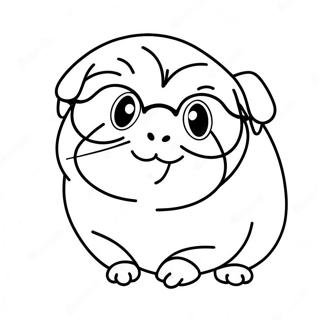 Cavia Met Bril Kleurplaat 54992-12047