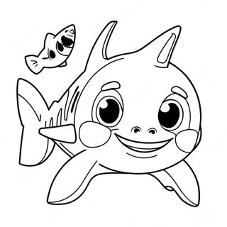 Pinkfong Vriendelijke Haai Kleurplaat 55076-12068