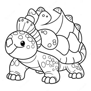 Ankylosaurus Kleurplaten