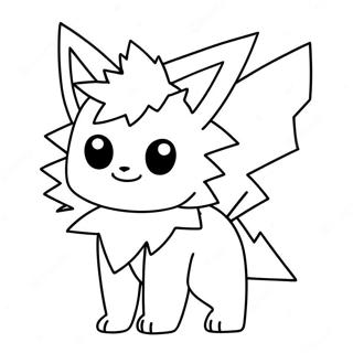 Jolteon Kleurplaten