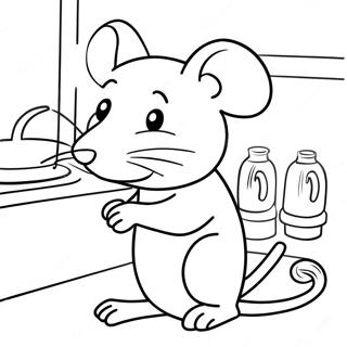 Remy De Rat In De Keuken Kleurplaat 58289-12752